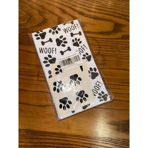 Dog Paw Print Bone Woof Stickers Decal & Treat Bag Pack New 24 pack